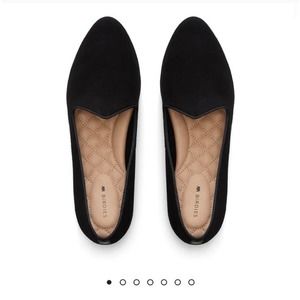 Birdies black velvet loafers 11